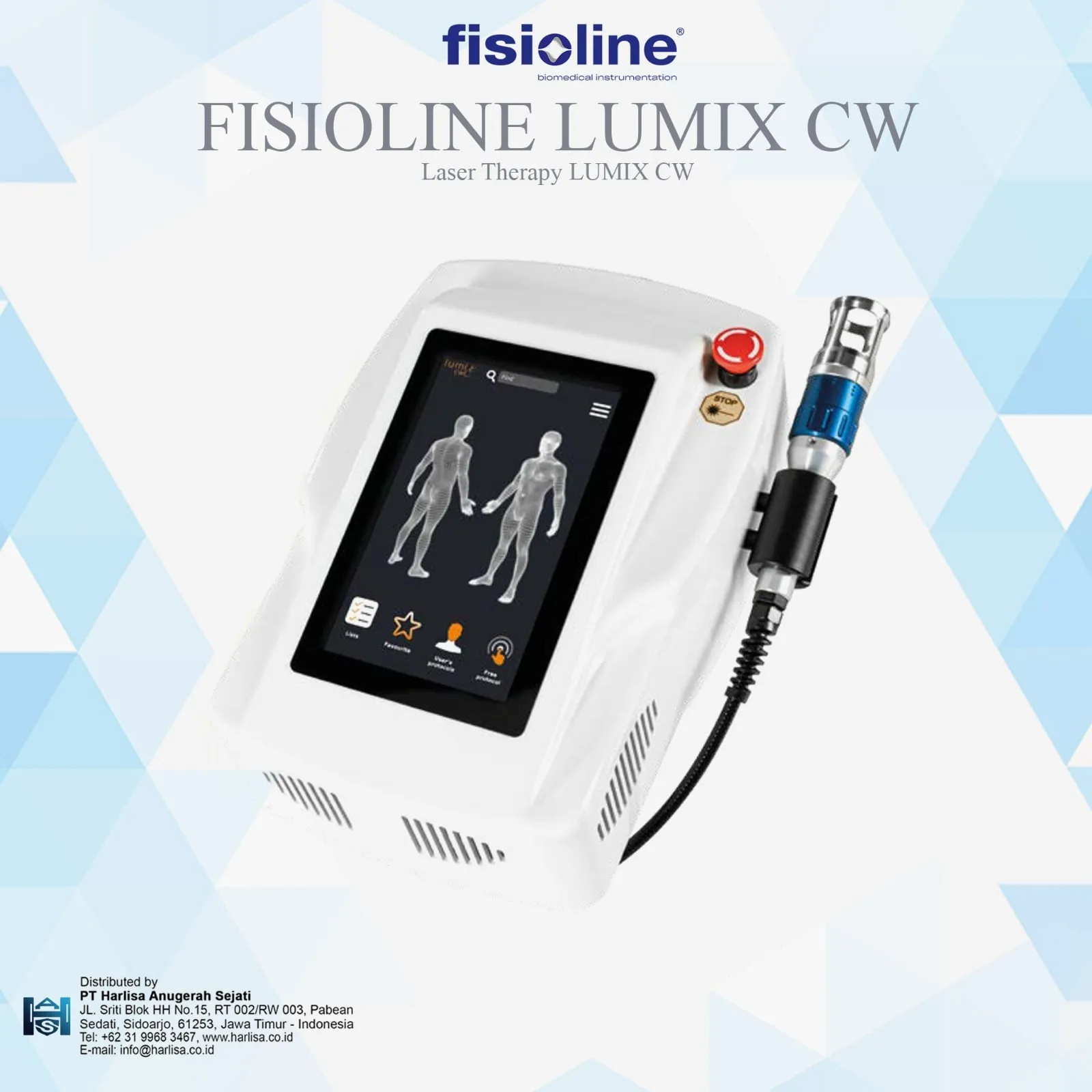 FISIOLINE Instruments For Laser Therapy LUMIX CW