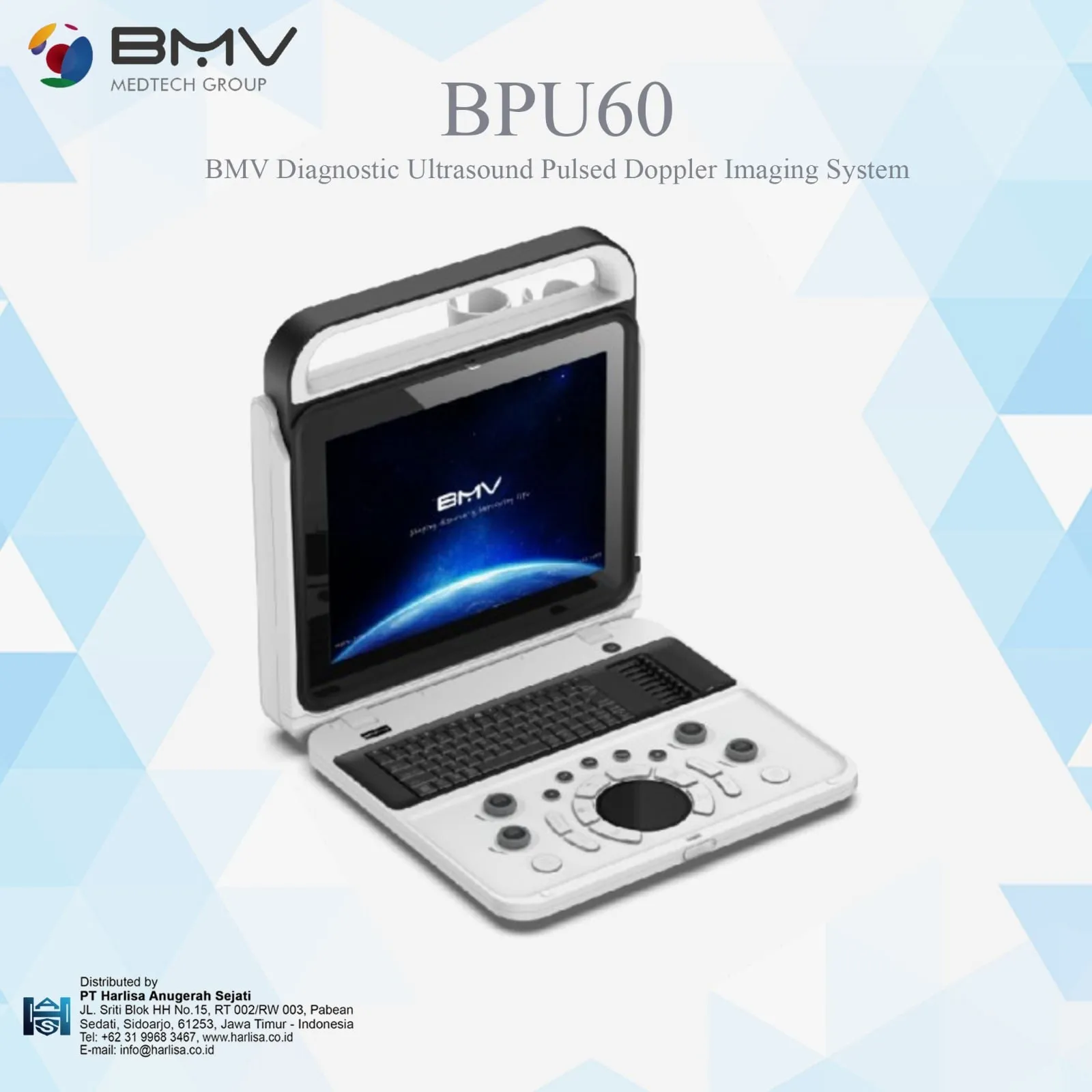 BMV Diagnostic Ultrasound Equipment / Diagnostic Ultrasound Pulsed Doppler Imaging System