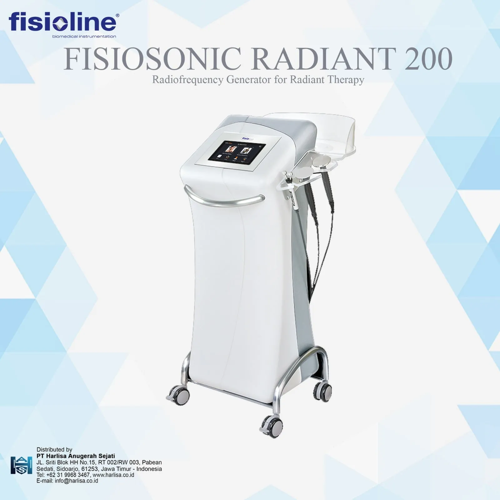 FISIOLINE Radiofrequency Instrument for Diathermy Therapy