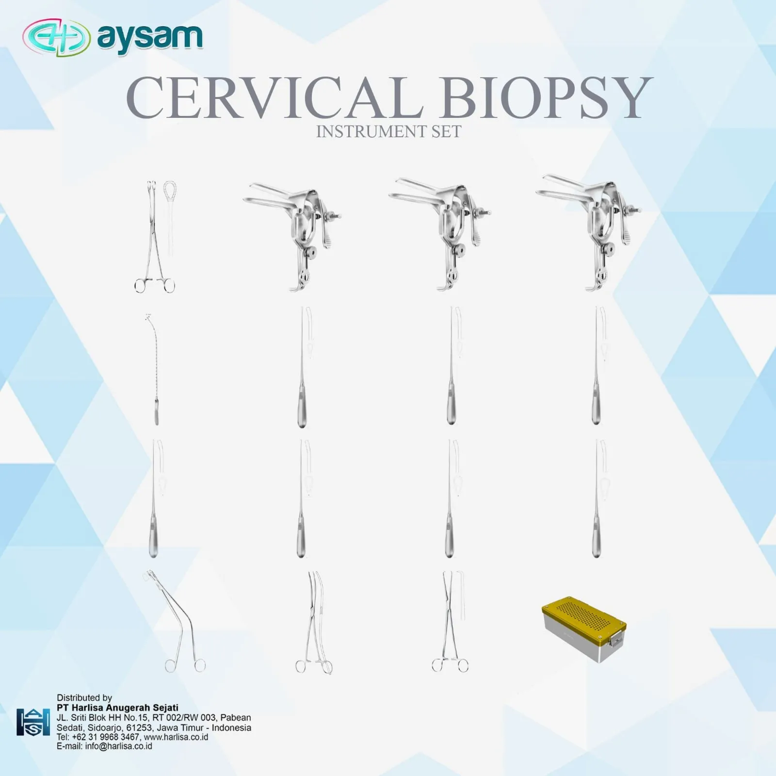 AYSAM Cervical Biopsy Instrument Set