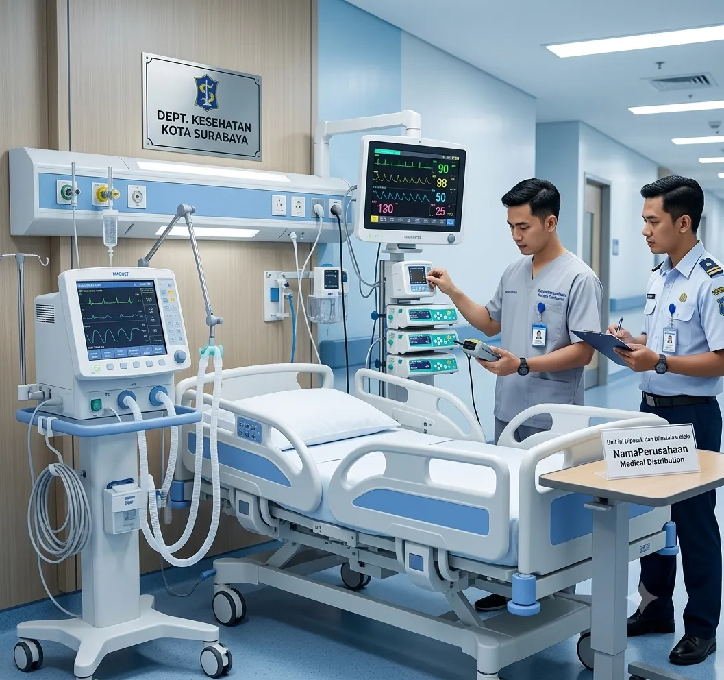 Procurement and Installation of ICU Patient Monitoring Systems and Ventilators for Surabaya City Government